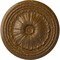 Ekena Millwork Alexa Ceiling Medallion (Fits Canopies up to 2 7/8"), 20 1/2"OD x 1 7/8"P, Smokey Topaz Crackle CM20ALSTC - alternate 1
